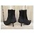 Autre Marque Botines Mine De Rien de ante negro con flecos - vista 4