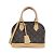 Borsa Alma BB Monogramma Louis Vuitton Marrone