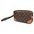 Borsa Clutch Louis Vuitton Monogram Marly Dragonne PM Marrone