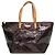 Borsa a Spalla Louis Vuitton Monogram Vernis Bellevue GM M93589 Bordò