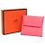 Hermès Hermes Bastia Women's Coin Purse in Pink Epsom Leather - view 2