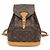Zaino Montsouris MM Monogram Louis Vuitton per donne Marrone