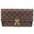 Billetera Louis Vuitton Damier Venice N60535 Castaño Damier ebene