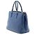 Prada Grande Tote Galleria Double Zip in Saffiano Lux Blu - vista 2