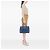 Prada Grande Tote Galleria Double Zip in Saffiano Lux Blu - vista 6