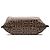 Salvatore Ferragamo Tote de lona recubierta Gancini marrón Ferragamo Castaño - vista 3