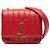 Borsa a catena Vicky Monogram in agnello rosso Saint Laurent
