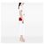 Borsa a catena Vicky Monogram in agnello rosso Saint Laurent - vista 7