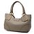 Prada Schultertasche aus grauem Vitello Daino Braun Anthrazitgrau - Ansicht 2