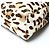 Bolso de cadena de cuero marrón con coleta y estampado de leopardo de Prada Castaño - vista 6