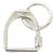 Ring Portachiavi Hermès Etrier 077215FJ Argento