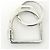 Ring Portachiavi Hermès Etrier 077215FJ Argento - vista 3