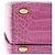 Céline Borsa a mano in pelle goffrata rosa Celine - vista 15