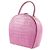 Céline Borsa a mano in pelle goffrata rosa Celine - vista 2