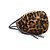 Borsa a mano in pelle di pony con stampa leopardata marrone Prada - vista 3