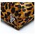 Borsa a mano in pelle di pony con stampa leopardata marrone Prada - vista 5