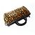 Borsa a mano in pelle di pony con stampa leopardata marrone Prada - vista 9