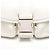 Borsa a Spalla in Pelle Nappa Prada Bianco - vista 9