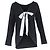 Marni Strickjacke aus schwarzer Wolle mit Banddetails