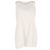 Camiseta larga de cuello redondo Joseph en viscosa blanca Blanco Crudo