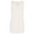 Camiseta larga de cuello redondo Joseph en viscosa blanca Blanco Crudo - vista 3