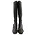 Botas altas western Ganni en cuero verde Verde oliva - vista 2