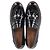 Manila Quasten-Loafers von Stuart Weitzman aus schwarzem Lackleder - Ansicht 2