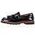 Manila Quasten-Loafers von Stuart Weitzman aus schwarzem Lackleder - Ansicht 4