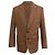 Giacca da abito Tom Ford in cotone marrone Rosso