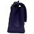 Timeless Borsa a spalla Chanel Mini Classic Square in pelle di agnello viola Porpora - vista 2
