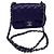 Timeless Borsa a spalla Chanel Mini Classic Square in pelle di agnello viola Porpora - vista 4