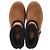 Tod's Kate Shearling Stiefel aus braunem Wildleder - Ansicht 4