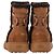 Tod's Kate Shearling Stiefel aus braunem Wildleder - Ansicht 6