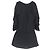Blusa in seta nera Desiraya con spalle scoperte e volant Theory Nero - vista 3