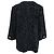 Schwarze Samt-Blazer mit Camellia-Blumenmuster von Chanel - Ansicht 3