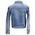 Giacca Classica Saint Laurent in Denim Blu Chiaro - vista 3