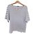 Autre Marque Camiseta ancha de algodón y lino Denham Negro