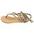 Autre Marque Sandali in pelle con lacci Caminando Beige - vista 3