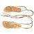 Autre Marque Sandali in pelle con lacci Caminando Beige - vista 9