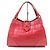 Autre Marque Borsa a mano in coccodrillo COCOCELUX GOLD Rosso