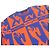 Camiseta de algodón de manga corta Louis Vuitton Jazz Flyer Azul Naranja - vista 2