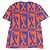 Camiseta de algodón de manga corta Louis Vuitton Jazz Flyer Azul Naranja - vista 3
