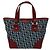 Christian Dior Trotter Canvas Leder Handtasche Blau Bordeaux Marineblau - Ansicht 2