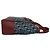 Christian Dior Trotter Canvas Leder Handtasche Blau Bordeaux Marineblau - Ansicht 7