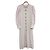 Autre Marque CELFORD Puffärmel Langstrickkleid Beige