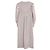 Autre Marque CELFORD Puffärmel Langstrickkleid Beige - Ansicht 2
