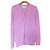 Autre Marque Strickjacke mit V-Ausschnitt Mila Owen Lila