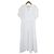Autre Marque Vestido Largo Botánico de Algodón Ebure Blanco