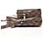 Borsa a Spalla Chapman Damier Amazon Louis Vuitton Marrone Damier ebene - vista 3