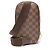 Borsa a Spalla Pochette Ganju Damier Louis Vuitton 2005 Marrone Damier ebene - vista 2